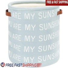 Cotton Storage Basket Stylish Toy Organizer Kids Room Nursery Playroom New