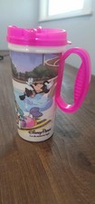 Vintage Disney Parks Drink Cup Tumbler Made In USA PINK