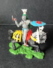 original Britains swoppet  mounted knights three complete