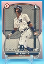 2023 1st Bowman Pink Parallel #BP-113 Abel Bastidas /175