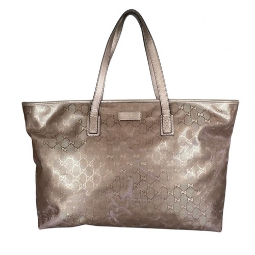 Gucci Handbag Tote Bag Gg Imprime Joy Impreme 211120 Gold Ss Used