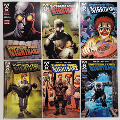 Supreme Power: Nighthawk #1-6 Full Set (Marvel, 2005)