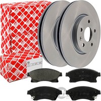 febi Bremsscheiben Ø276Mm + BelÄGe Vorne FüR Opel Astra J Chevrolet Cruze