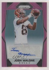 2017 Panini Prizm Rookie Auto Pink Prizm Josh Malone #RA-JML Auto 00ht
