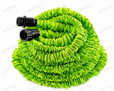 Expandable Flexible Garden Water Hose 50FT Lightweight Compact Green