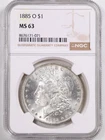1885-O $1 Morgan Silver Dollar MS63 NGC 8676171-071