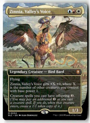 Zinnia Valley's Voice Borderless 4 MTG BLC M NM