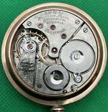 Rare Waltham Riverside Maximus Model 1888 21J 16S Pocket Watch Running (J55)
