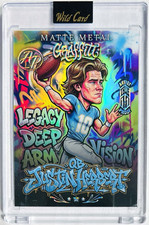 2026 Wild Card Metal Graffiti Justin Herbert ARTIST PROOF Chargers True 1/1
