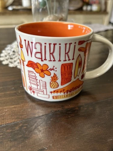Starbucks 2022 Waikiki Hawaii Been There Series Collection 14 oz Coffee Mug