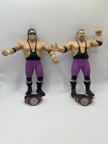 VINTAGE 1987 WWF LJN TAG TEAM  HART & JIM ACTION F...