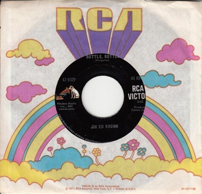 JIM ED BROWN Bottle, Bottle / It Doesn't Know Any Better US-Single