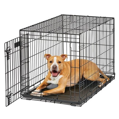 MidWest Homes for Pets 36-Inch LifeStages Crate for Medium-Large Breeds, 41-7...