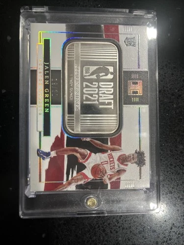 2021-22 Panini Impeccable Silver NBA Draft Logo Jalen Green #2/20 (RC)