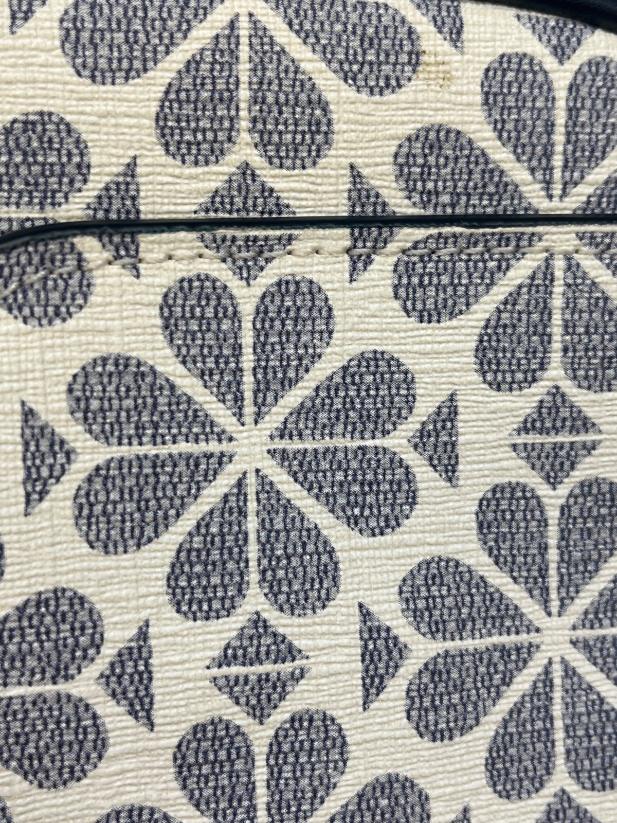 Kate Spade Flower Coated Canvas Shoulder Bag Women Used Authentic thumbnail 15