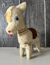 Vintage Antique Wind Up Donkey Toy Walks
