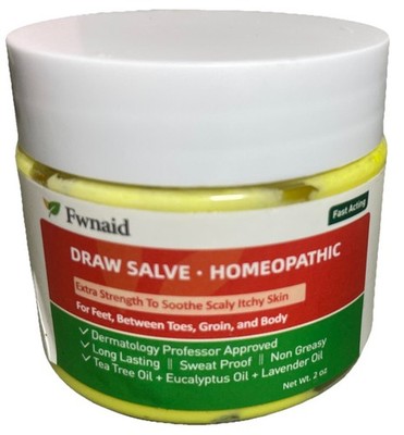 Fwnaid Homeopathic Draw Salve 2oz Feet Toes Groin Body Expired But Good