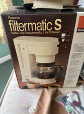 Rowenta Filtermatic S Filter Coffee Machine, White, 2-10 Cups, Coffee Pot