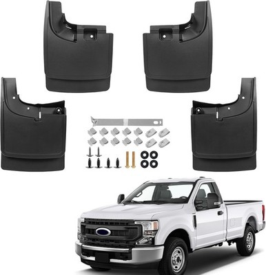 4pcs Splash Guards for 17-22 Ford F-250/F-350 Super Duty Truck Mud Flaps
