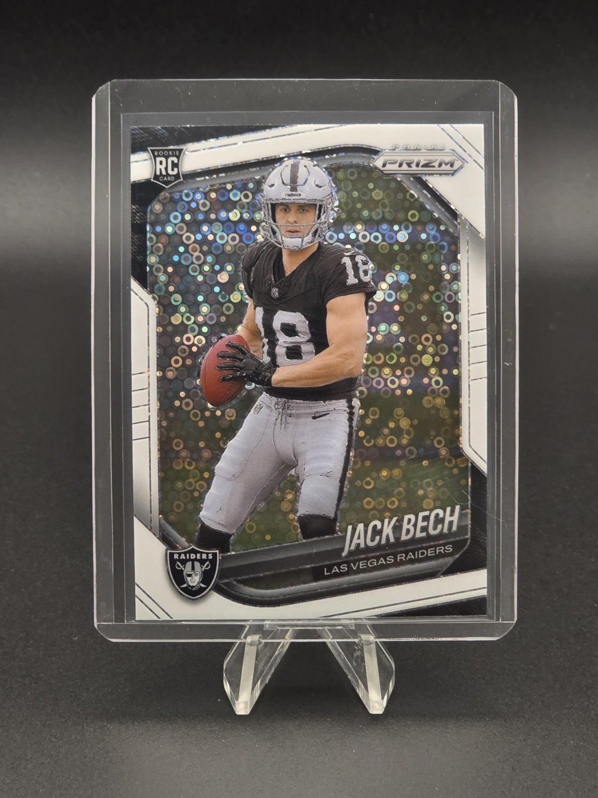 2025 Panini Prizm - Rookies Jack Bech #346 White Disco Prizm (RC)