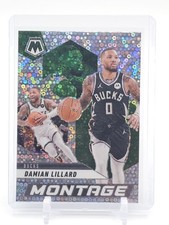 DAMIAN LILLARD 2024-25 MOSAIC MONTAGE FAST BREAK #14 BUCKS BASKETBALL A Q5722