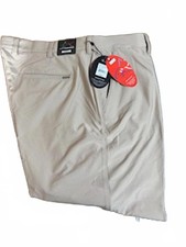 Greg Norman Men's Performance Golf Stretch Khaki Pants 40x30 NEW NWT