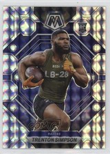 2023 Panini Mosaic Rookies Mosaic Prizm Trenton Simpson #367 6o3
