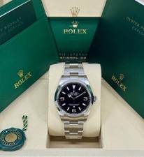 Unworn Rolex Explorer 36mm, Stainless Steel, Black, 124270, dated 2026
