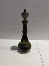 SMOKE GREEN JIM BEAM VINTAGE I DREAM OF JEANNIE GENIE GLASS BOTTLE DECANTER 1964