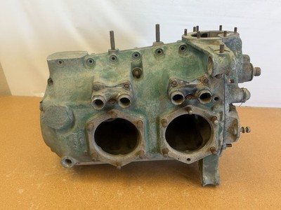 Vintage Aircraft Engine Crankcase Block 4 Cylinder Opposed Aviation Core Parts 