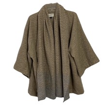 Universal Thread Cardigan Women's OSFM Brown Blanket Shawl Stripes Boho Soft