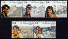 NEW ZEALAND - 2019 'SIR EDMUND HILLARY' Set of 5 MNH [F5451]