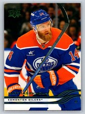 2025-26 UD Series 2 Holiday Green Foil Mattias Ekholm Edmonton Oilers #318
