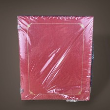 Creative Memories Strap Hinge Factory Sealed Scrapbook Album Red 1990s Vtg 8x8