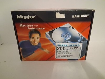 Vintage Maxtor DiamondMax Plus 200GB Hard Drive 7200RPM Ultra ATA/133 8MB Cache