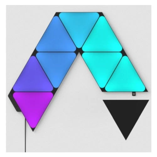 Nanoleaf Shapes Limited Edition Ultra Black Triangles Starter Kit 9-Panels Rgb C
