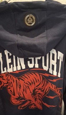 Philipp Plein Sport Hoodie XXL Marineblau NEU mit Etikett Herren Navy