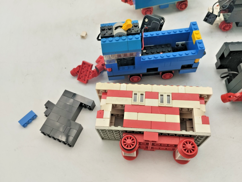 LEGO 4,5V 4,5 V 12V 12 V Train Zug Konvolut Waggons Loks Teile Motoren 70s - Picture 2 of 11