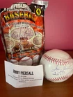 Jimmy Piersall Boston Red Sox Signed Baseball 2X All-Star