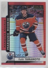 2017 O-Pee-Chee Platinum Marquee Rookies Red Prism /199 Kailer Yamamoto #163 i9o