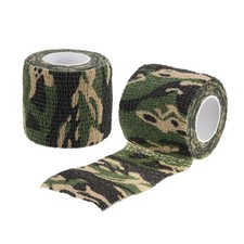 2" 14.76ft Camo Tape Wrap 2 Rolls Self-Adhesive Camouflage Tape Jungle