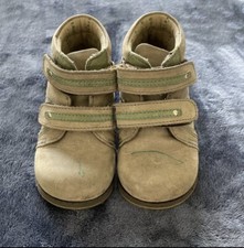 Boys High Top Leather Orthopedica Ankle Shoe Shock Point System Size 7 Toddler