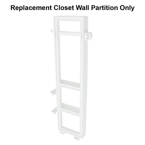 Replacement White Closet Wall Partition for Barbie Doll Dreamhouse Playset HMX10 - 第 5/5 張圖片