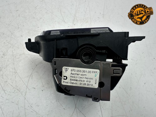 2010-2016 PORSCHE PANAMERA FRONT CENTER CONSOLE ASH TRAY COMPARTMENT OEM - Picture 4 of 10