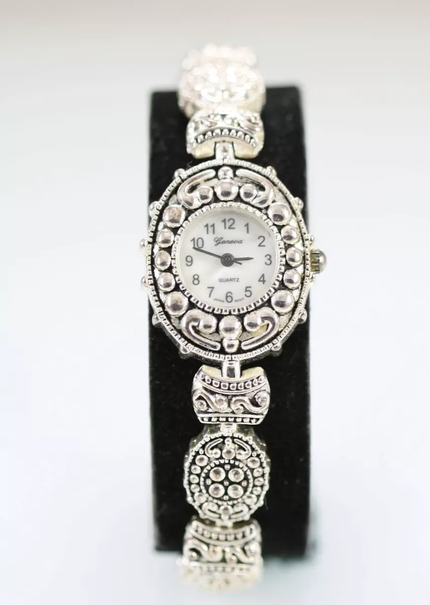 Geneva white watch sale