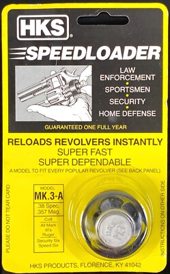 HKS MK3A Speedloader for 38spl/357mag Colt MK3, MK5, King Cobra, Peacekeeper