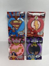 DC Universe Bath Bombs, 4-Pack Batman Superman Flash Wonder Woman Hi Peach Layne