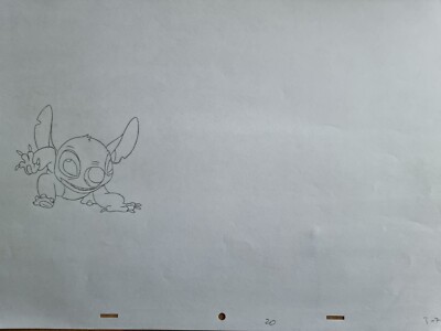 Walt Disney TV Animation Kunst Cel Produktion Zeichnung Lilo & Stitch - Stitch #73
