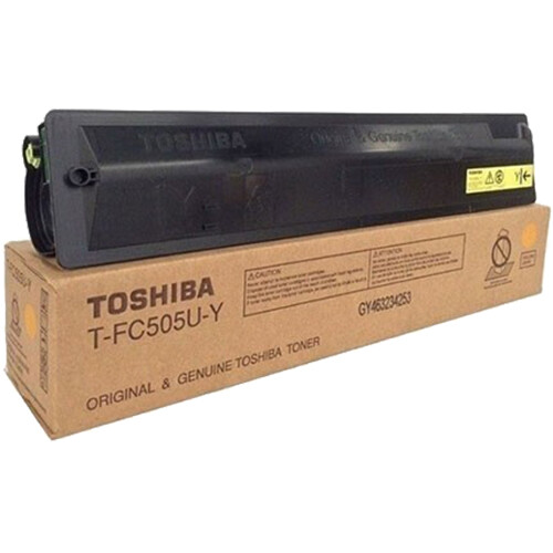 Toshiba e-STUDIO 5005AC (TFC505UY) Yellow Toner Standard Yield (33,600  Yield) | eBay