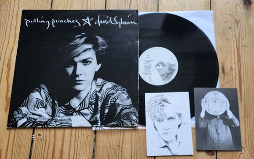 David Sylvian Pulling Punches 12" + Postcards Japan Synth Pop